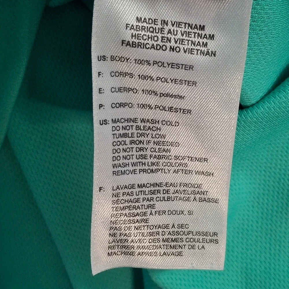 Adidas Polo‎ Shirt Mens XL The Players TPC Sawgrass Climacool Golf Teal Green